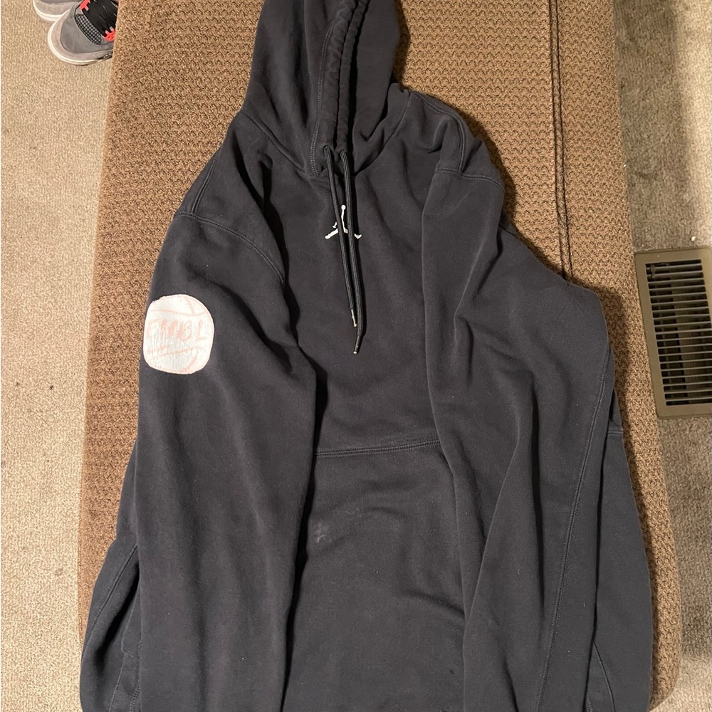 Eybl Jordan Black Pullover Hoodie Sweater